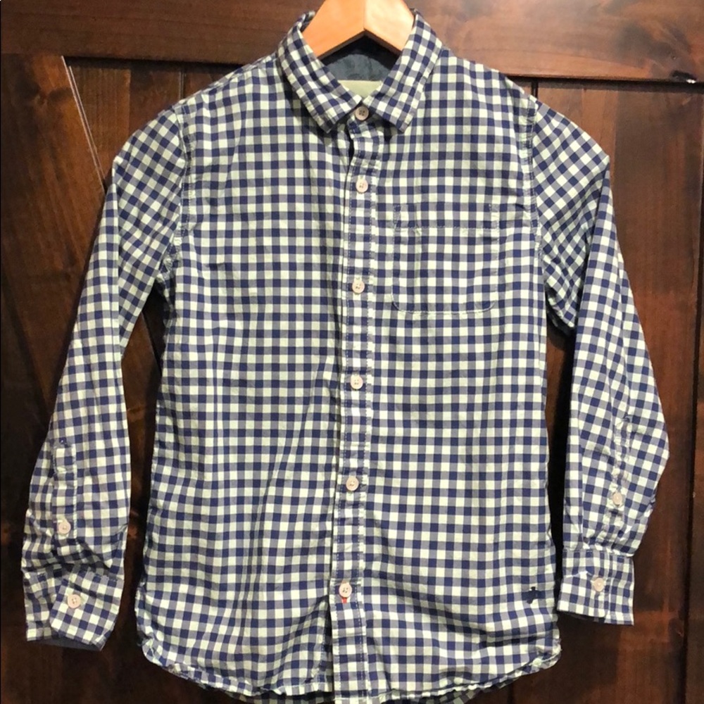 Boys Boden Johnnie B button down shirt size 9-10